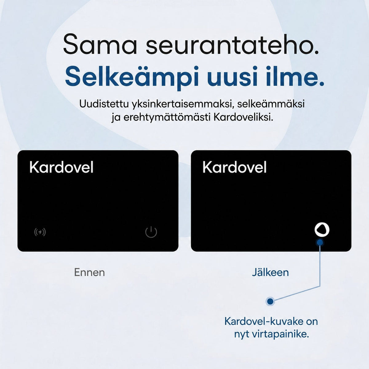 Kardovel-seurantakortti